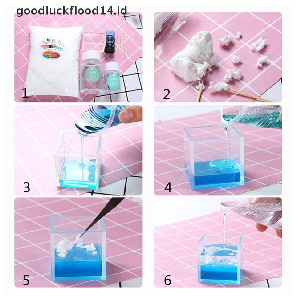 [OOID] DIY Handmade White Cloud Filler Crystal Epoxy Jewelry Imitation Cloud Making Mud ID