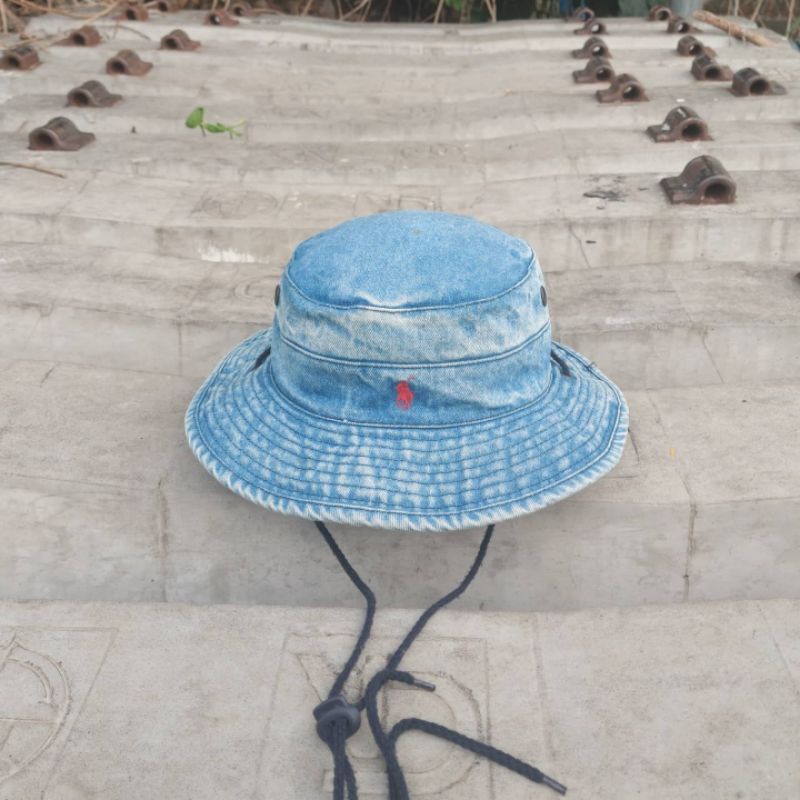 Bucket Hat / Jungle Hat / Topi Rimba Polo Ralph Lauren Second Import