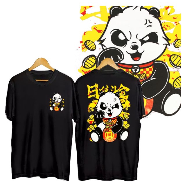 KAOS PANDA COIN/ BAJU KAOS PRIA / PAKAIAN PRIA / KAOS PRIA DISTRO / KAOS PRIA MURAH / KAOS MURAH / K
