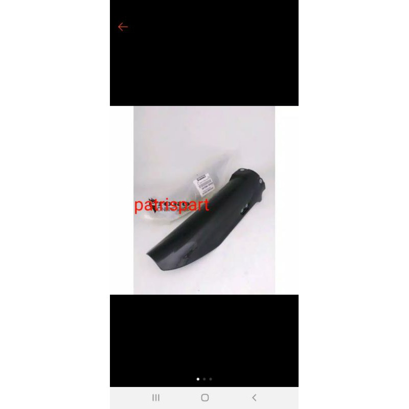 kawasaki cover fork klx 150 bf original black - tutup shock depan klx bf - pelindung shock
