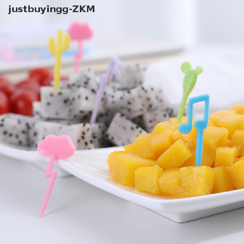 [justbuyingg] Bento Vegetable Crockery Cute Mini Toddler Children Fruit Forks Toothpicks Kids [zkm]