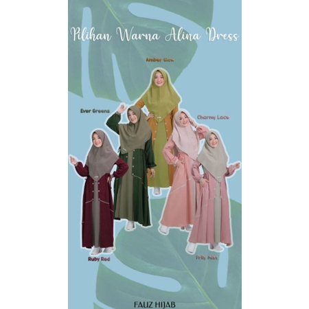 Alina dress by Fauz hijab - SET