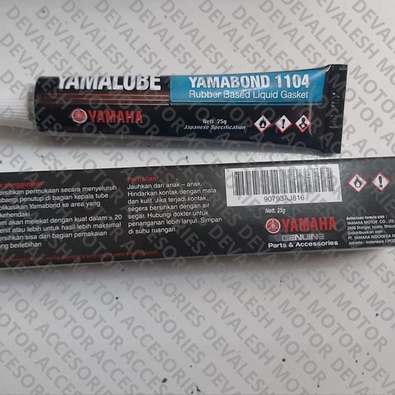 (100% BAGUS ) Lem Paking Gasket Yamabond Yamaha 25gr Rubber based 90793 AJ816 Bagus Gan