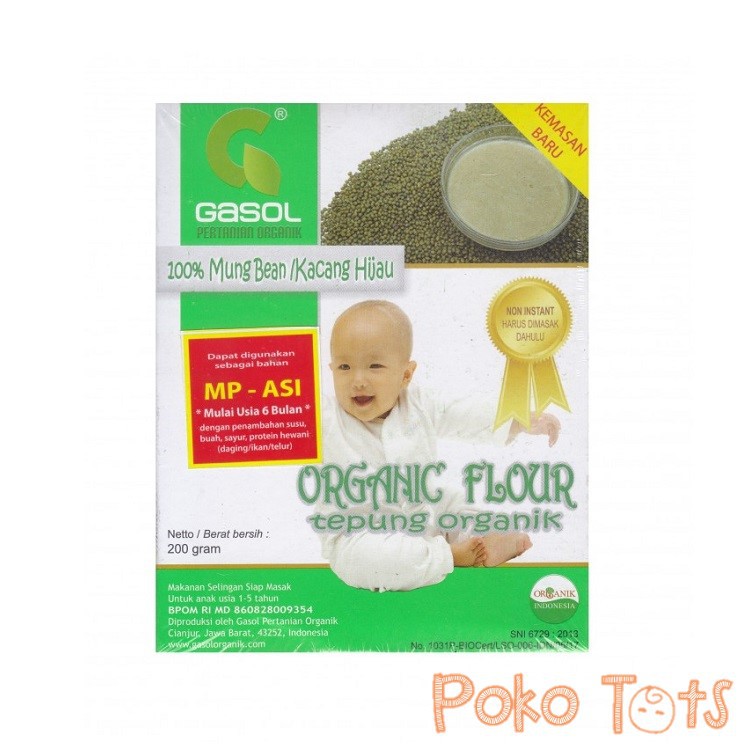 Gasol Organic Baby Food Tepung Makanan Organik untuk MPASI