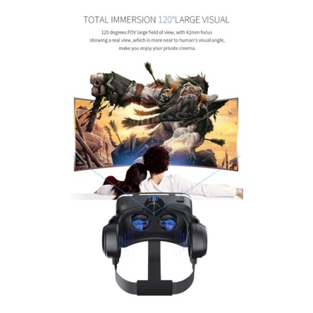 PROMO VR Box 3d Shinecon 6.0 VR Box Virtual Reality Glasses dengan Headphone virtual reality box kacamata vr vr shinecon vr box game virtual reality game vr box remote vr 360 vr box murah vr murah vr box 2 vr mini vr box original OMTHQNBK