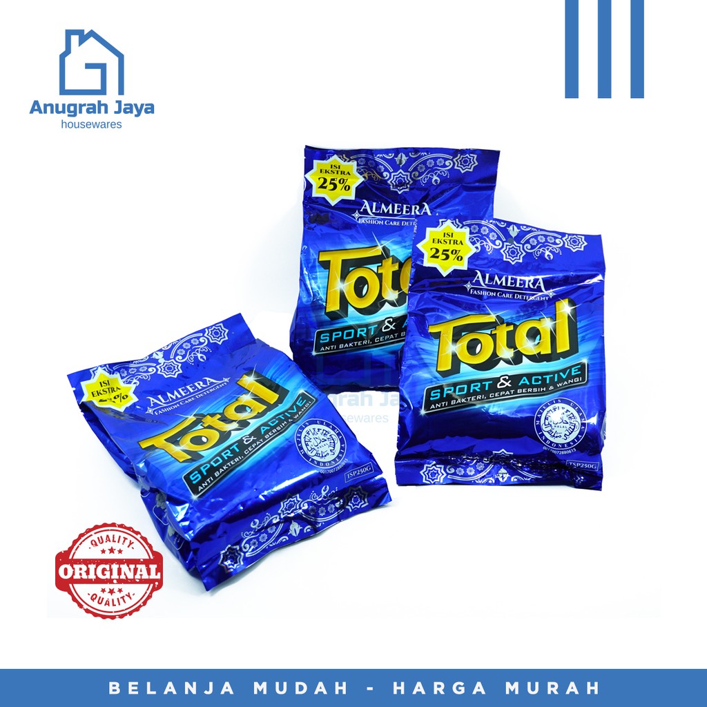 ALMEERA, TOTAL ALMEERA DETERJEN BUBUK SACHET 250g