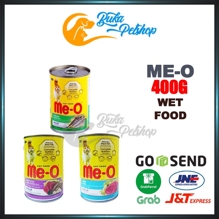 MEO 400G WET FOOD Makanan Kucing ME-O KALENG [GRAB-GOJEK]