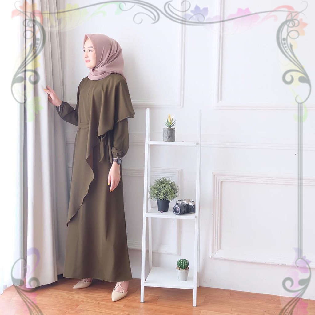 DRESS WANITA TERBARU KEKINIAN / DRESS NONI BELANDA / DRESS TERLARIS - DRESS MUSLIM HITS / BAJU GAMIS