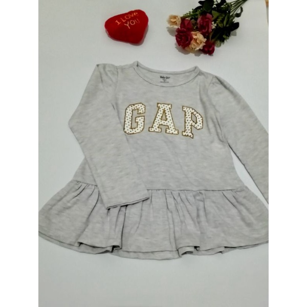 kaos anak perempuan baby GAP
