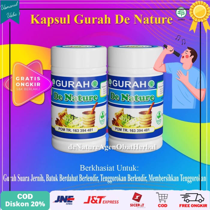 

◾COD◾ Obat Gurah Suara | Obat Pita Suara | Gurah de Nature Asli ORIginal