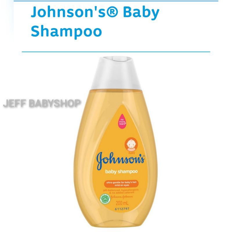 JOHNSON'S BABY SHAMPOO GOLD 200ML JEFF BABYSHOP