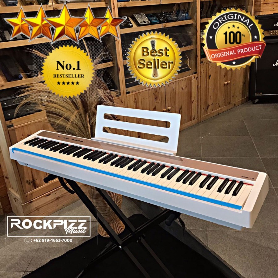 NUX NPK10 / NPK-10 / NPK 10 DIGITAL PIANO WHITE