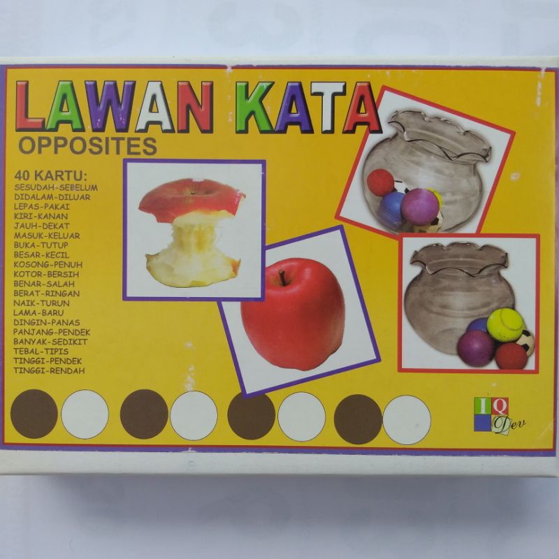 Kartu Wicara - Lawan kata benda