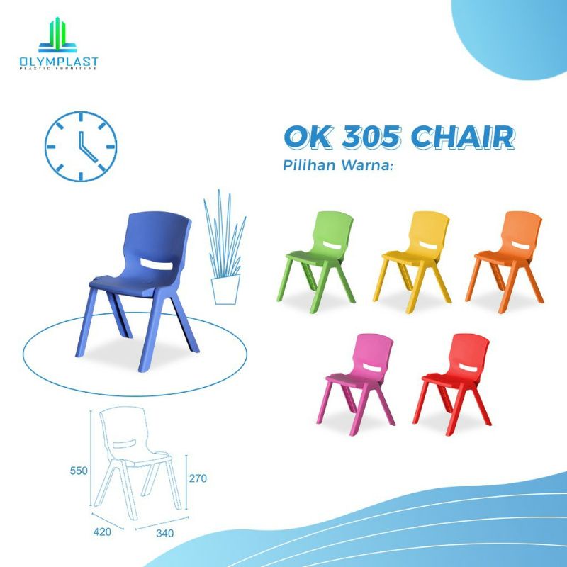 Olymplast Kursi Anak Plastik OK 305