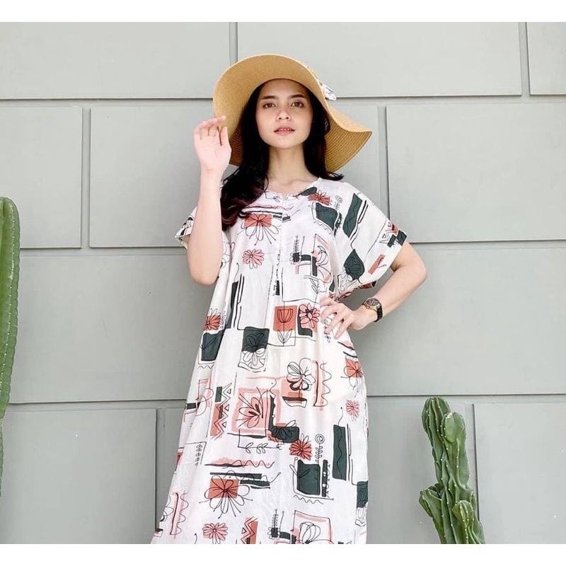 MARIMO DASTER PANJANG RESLETING DEPAN BUSUI SEMATA KAKI BISA COD RAYON PREMIUM-SELUTUR ORCHID