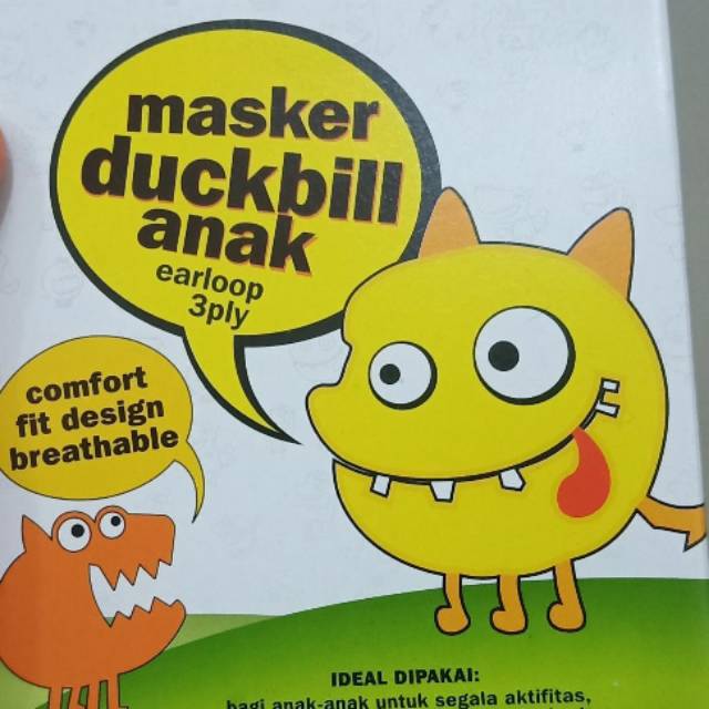 Masker anak / duckbill / onemed