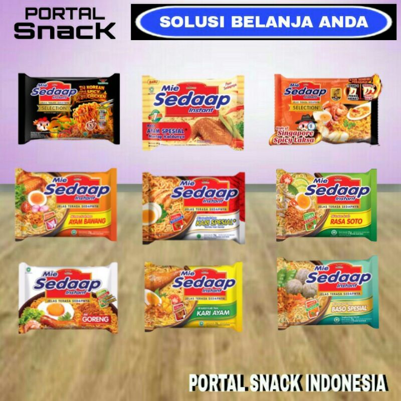 

SEDAAP Mi instan all varian rasa