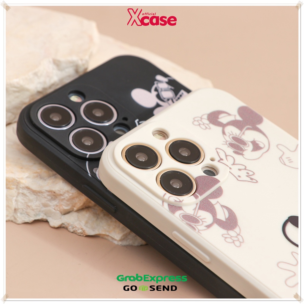 Casing Oppo Reno Vivo - Soft Case Edge Miki Mini Cartoon Full Lens Cover