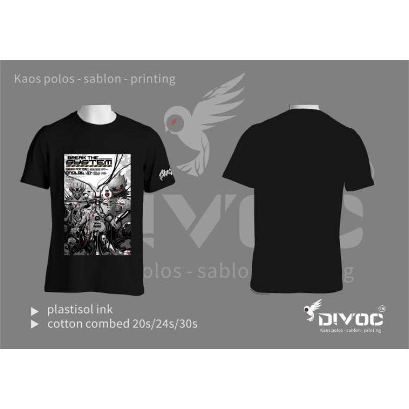 kaos distro ori brand lokal terbaik//t shirt original