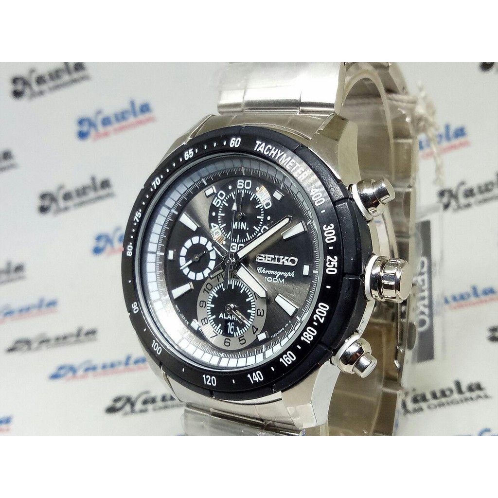 Seiko Criteria SNAC89P1 Quartz Tachymeter-Chrono | Jam Pria SNAC89