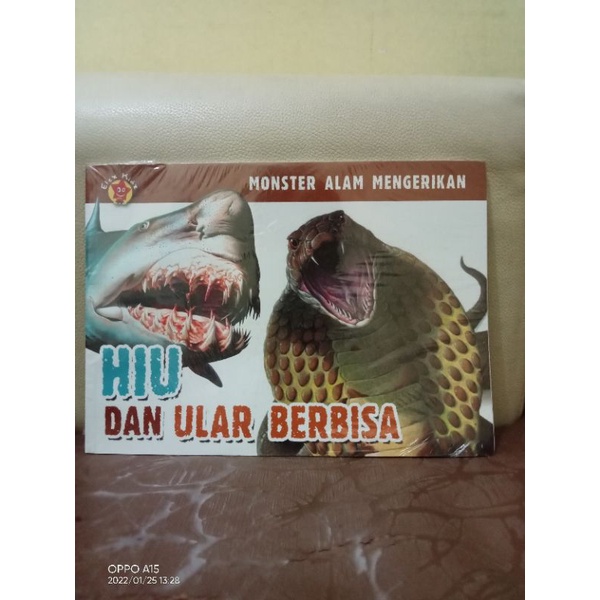 BUKU MONSTER ALAM MENGERIKAN HIU DAN ULAR BERBISA