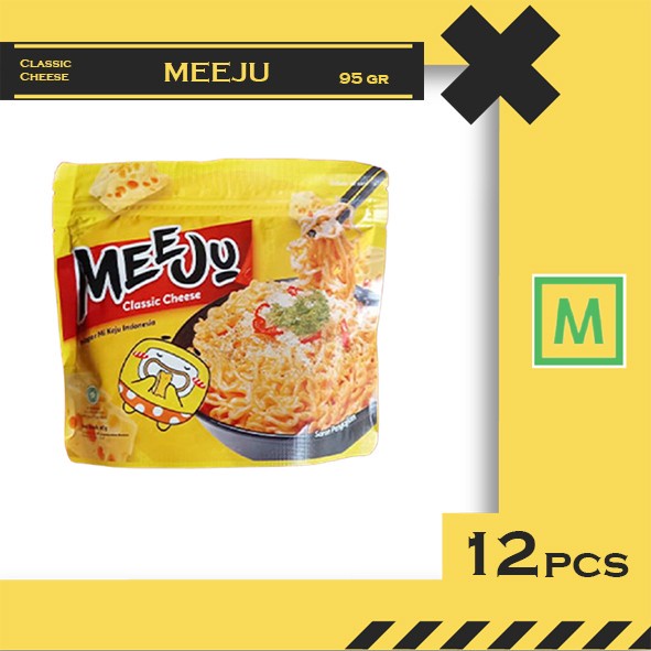 

Meeju Mie Classic Cheese 95gr (Paket Reseller) - 12 Pcs