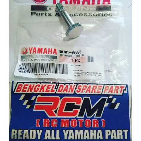 90101-08800 BOLT BAUT GEAR GER GIR BELAKANG RXKING RX KING ORI ORIGINAL YAMAHA ASLI