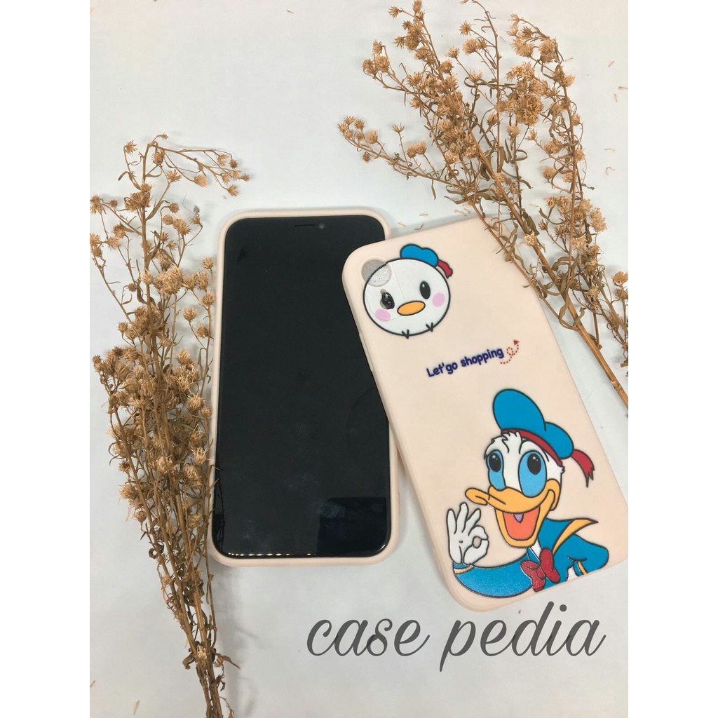 Case Casing Vivo Y12 Y12s Y15 Y17 Y20 Y20s Y19 Y30 Y30i Y50 S1 S1 Pro T1 PRO 5G T1 5G/Y75 5G Soft Case Disney Donald Cartoon Silikon Casing Square Edge