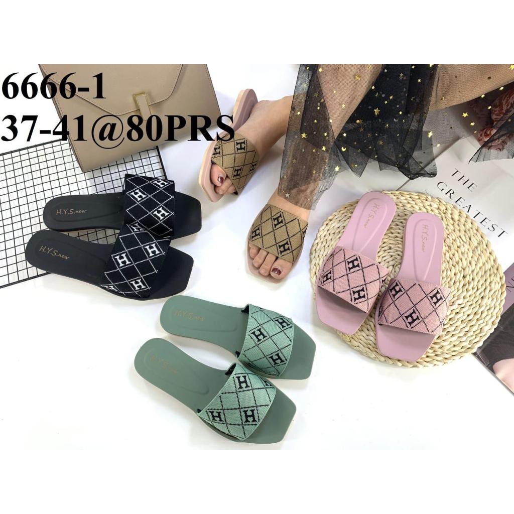 SALE Sandal Rajut Wanita 6666 1 HYS Sendal cewek lentur empuk SDLFW