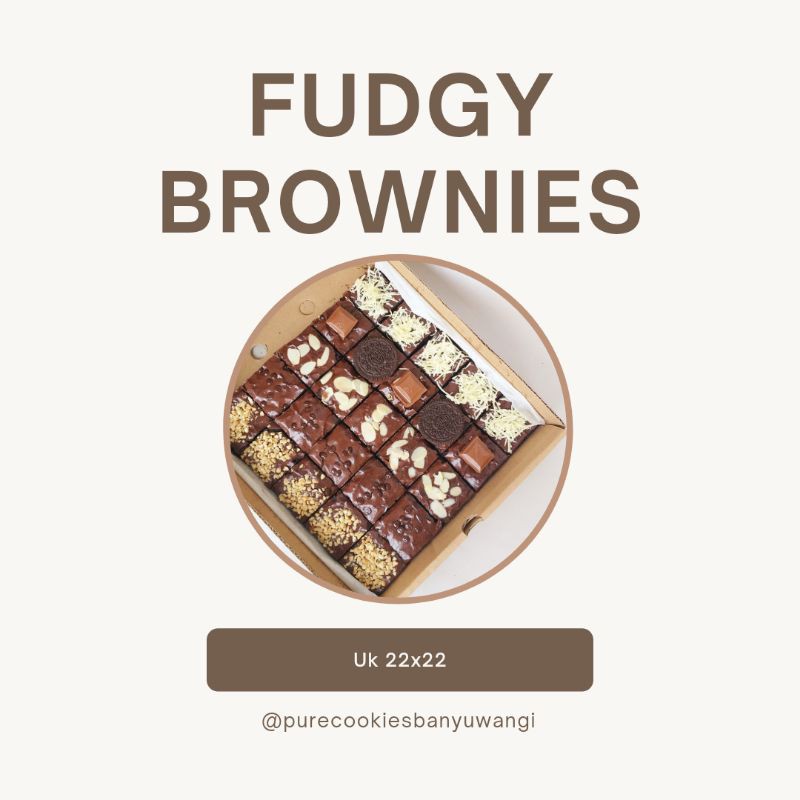 

Fudgy Brownies 22x22
