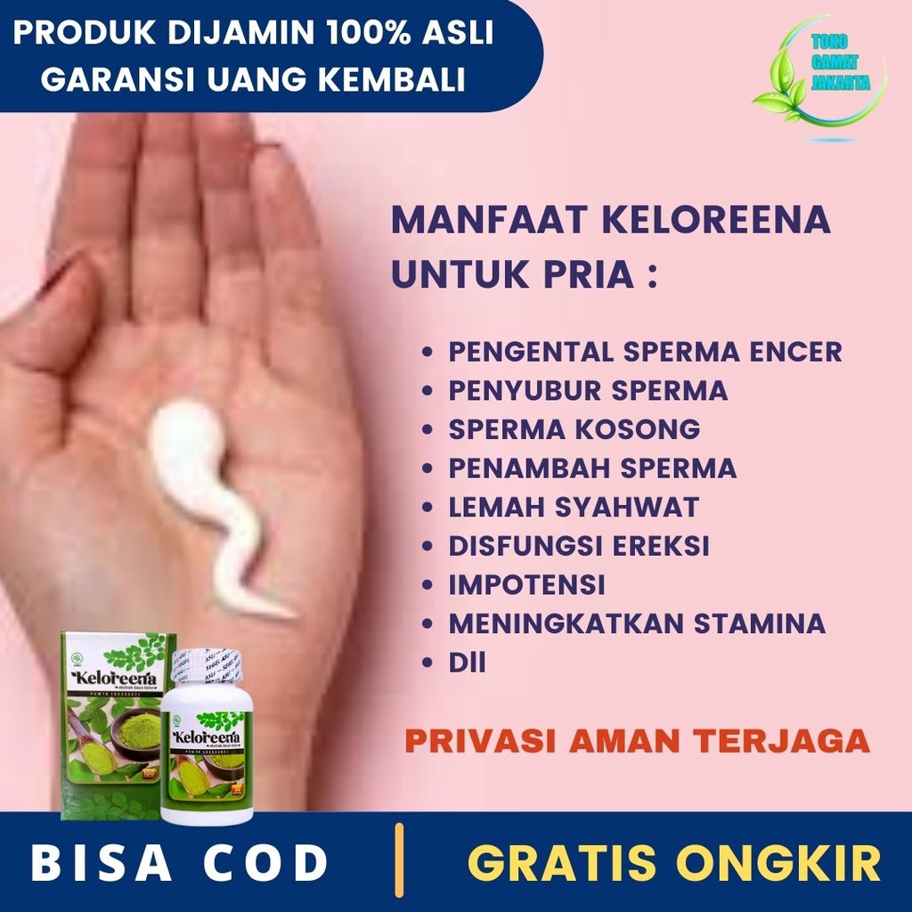 Obat Penyubur Pria - Obat Air Sperma Keluar Sendiri - Penambah Sperma