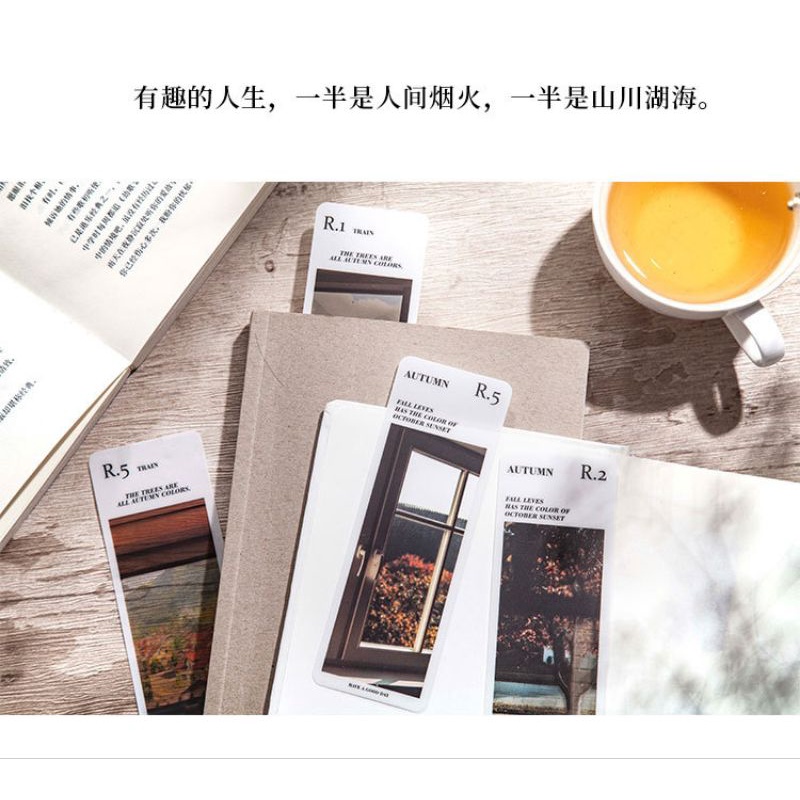 

Bookmark Pembatas Buku PVC Matte Scenery By The Window