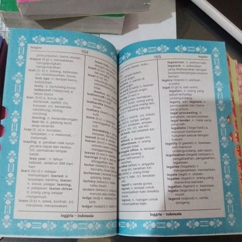 Buku Kamus Bahasa Inggris Lengkap 700 Miliard Kecil Warna (14×11cm)