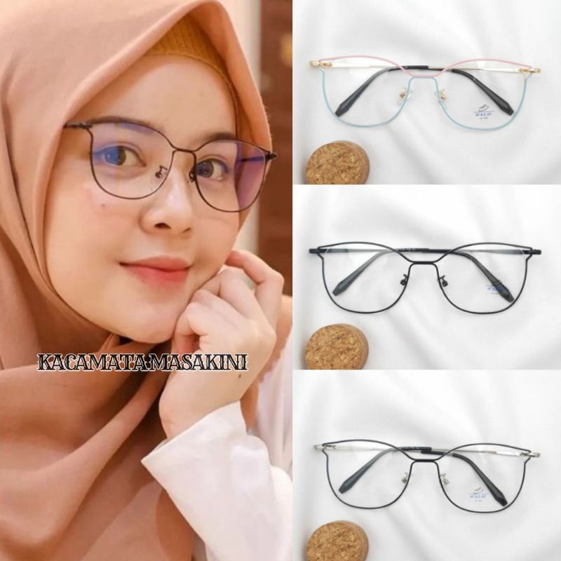 KACAMATA WANITA KACAMATA MINUS LENSA PHOTOCROMIC 2065