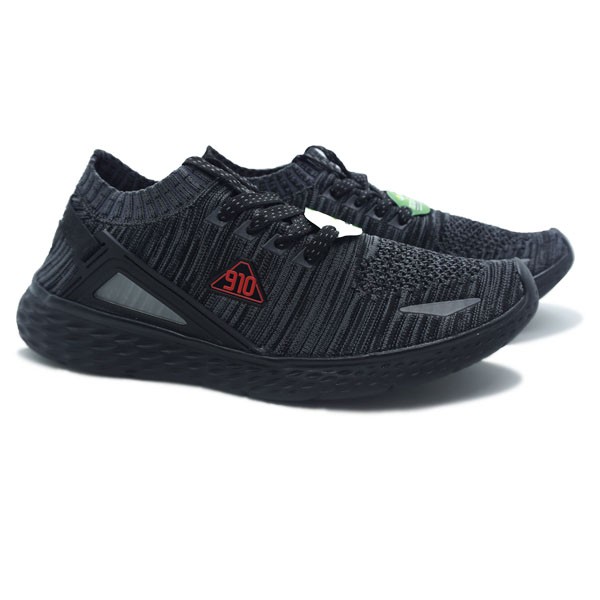 Sepatu Running 910 Oishigi SP (Hitam/Abu Tua/Merah)