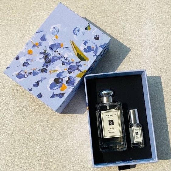 JO MALONE WILD BLUEBELL GIFT SET WOMAN EDC BOX PRODUCT PARFUM WANITA ORIGINAL