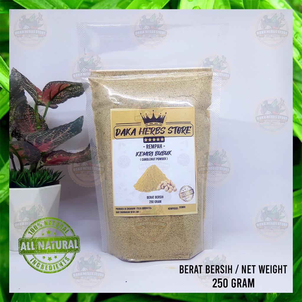 

Kemiri Bubuk murni 250 Gram