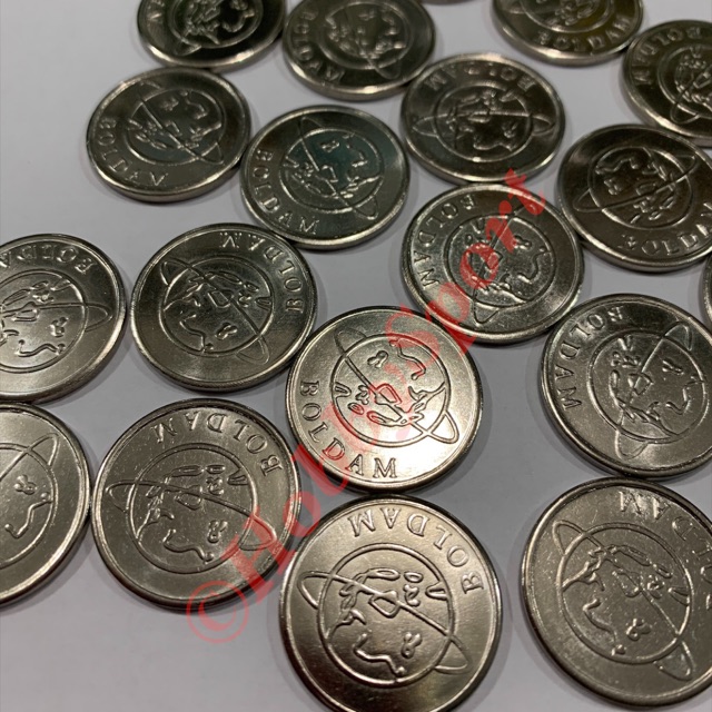 Coin 10 Cent Boldsm 19,5 mm Koin Logam Billiard Meja Biliar Dime Top