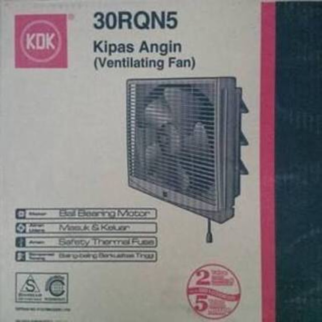 KDK EXHAUST WALL FAN 12 INCH - 30 - RQN