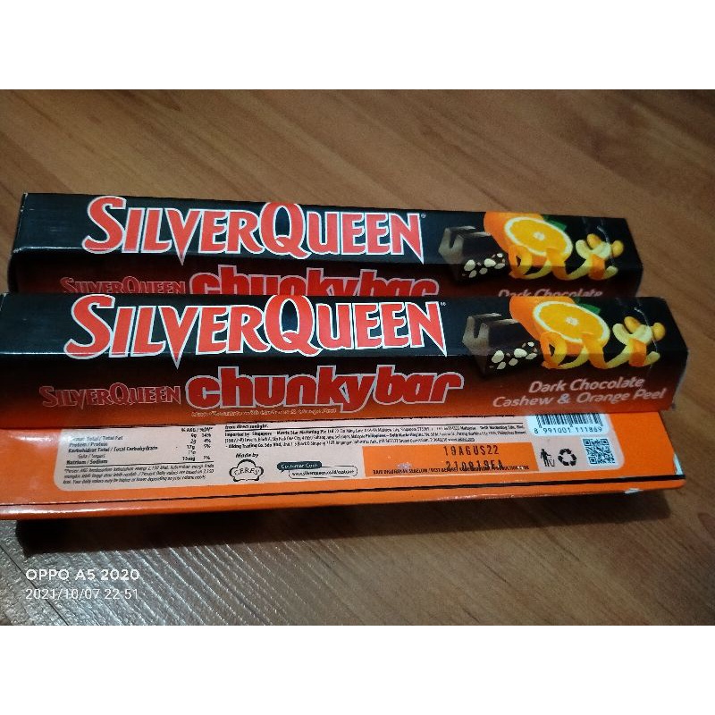 Jual SILVERQUEEN CHUNKY BAR ORANGE 100G Shopee Indonesia