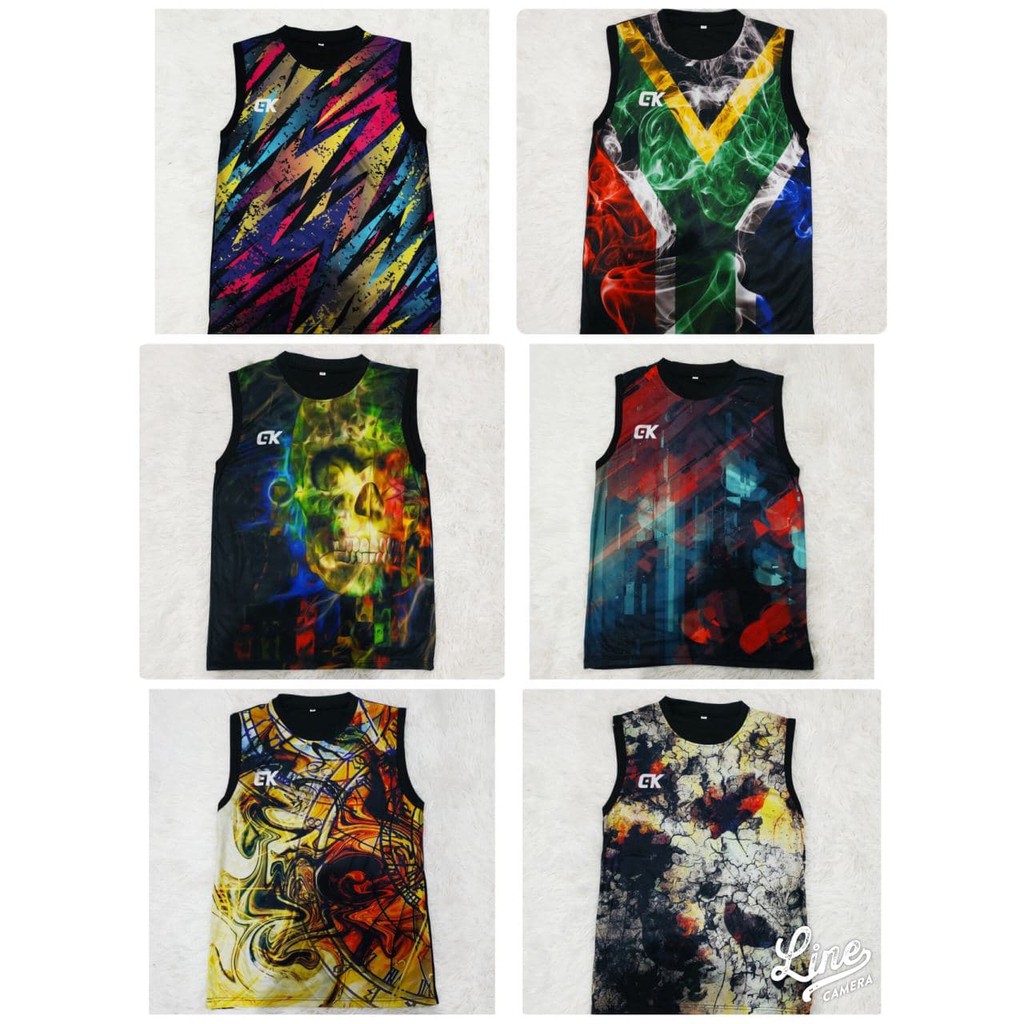 KAOS TRAINING SINGLET PRINTING / SINGLET BOLA JERSEY