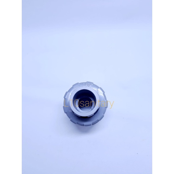 Watermur PVC Soligen 1/2&quot; Water Mur Pompa Plastik Polos Union Fitting 1/2” Inch