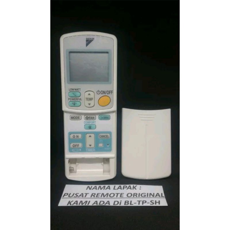 REMOTE REMOT AC DAIKIN LOW WATT ARC433A106 ORIGINAL ASLI