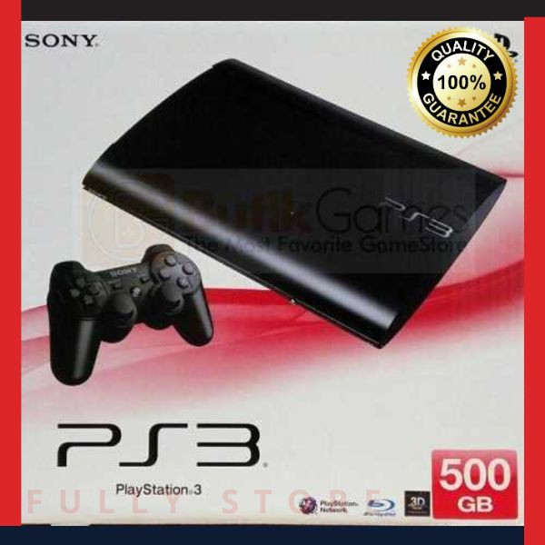 Promo PS3 PS 3 SONY PLAYSTATION 3 SUPER SLIM 500GB OFW+FULL GAME +BERGARANSI Keren