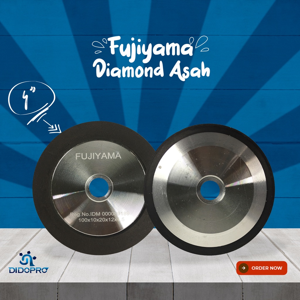 diamond asah TCT 4&quot; #240 2sisi FUJIYAMA/ diamond grinding wheel
