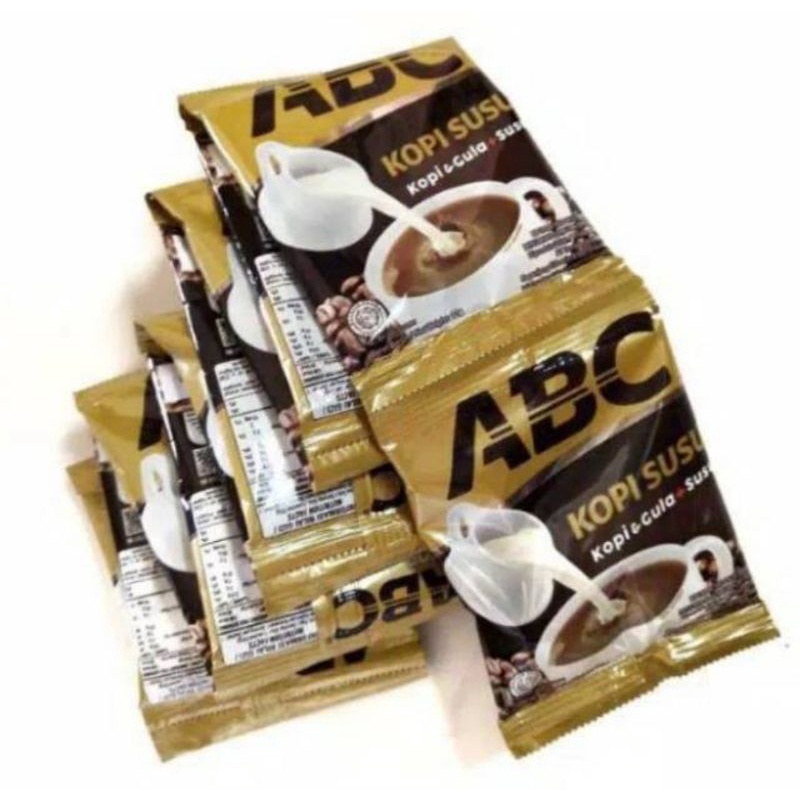 

kopi abc susu 1 renceng 10 sachet