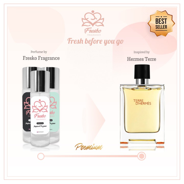 Fresko parfum pria inspired by Hermes Terre