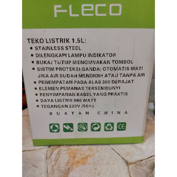 Teko Litsrik Fleco F 715 - Pemanas Air Fleco 715 - Teko Elektrik