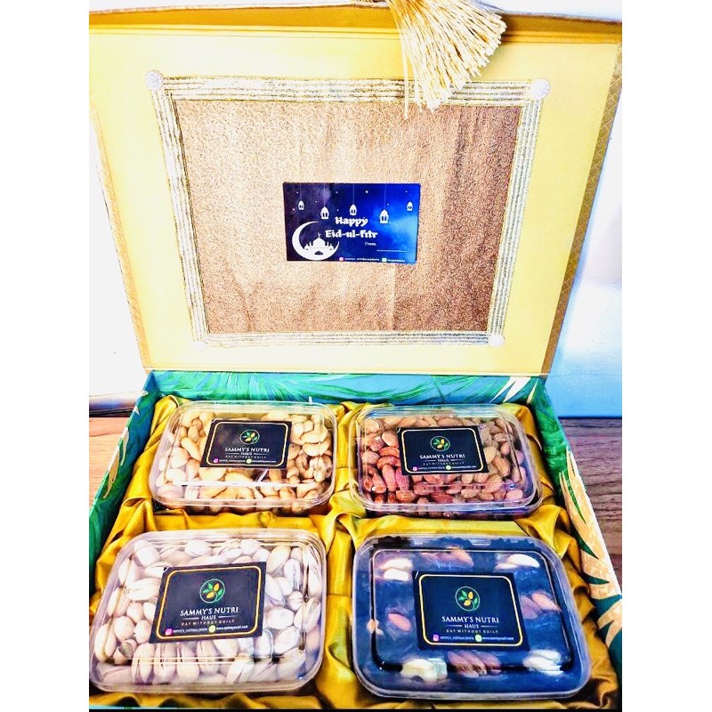 

Ready Lebaran Nuts Hamper / Eid Hamper