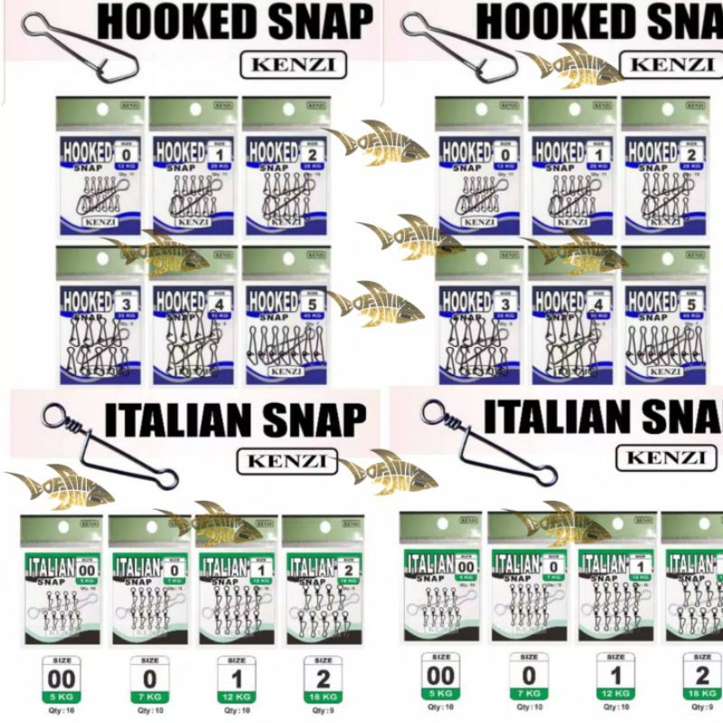 KENZI HOOKED SNAP DAN ITALIAN SNAP 00 0 1 2 3 4 5 HIGH QUALITY PRODUCT